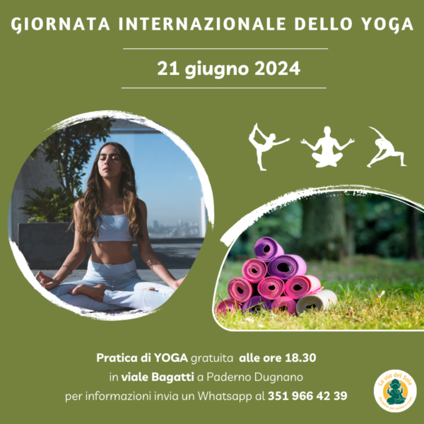 Giornata internazionale dello yoga 21 giugno 2024