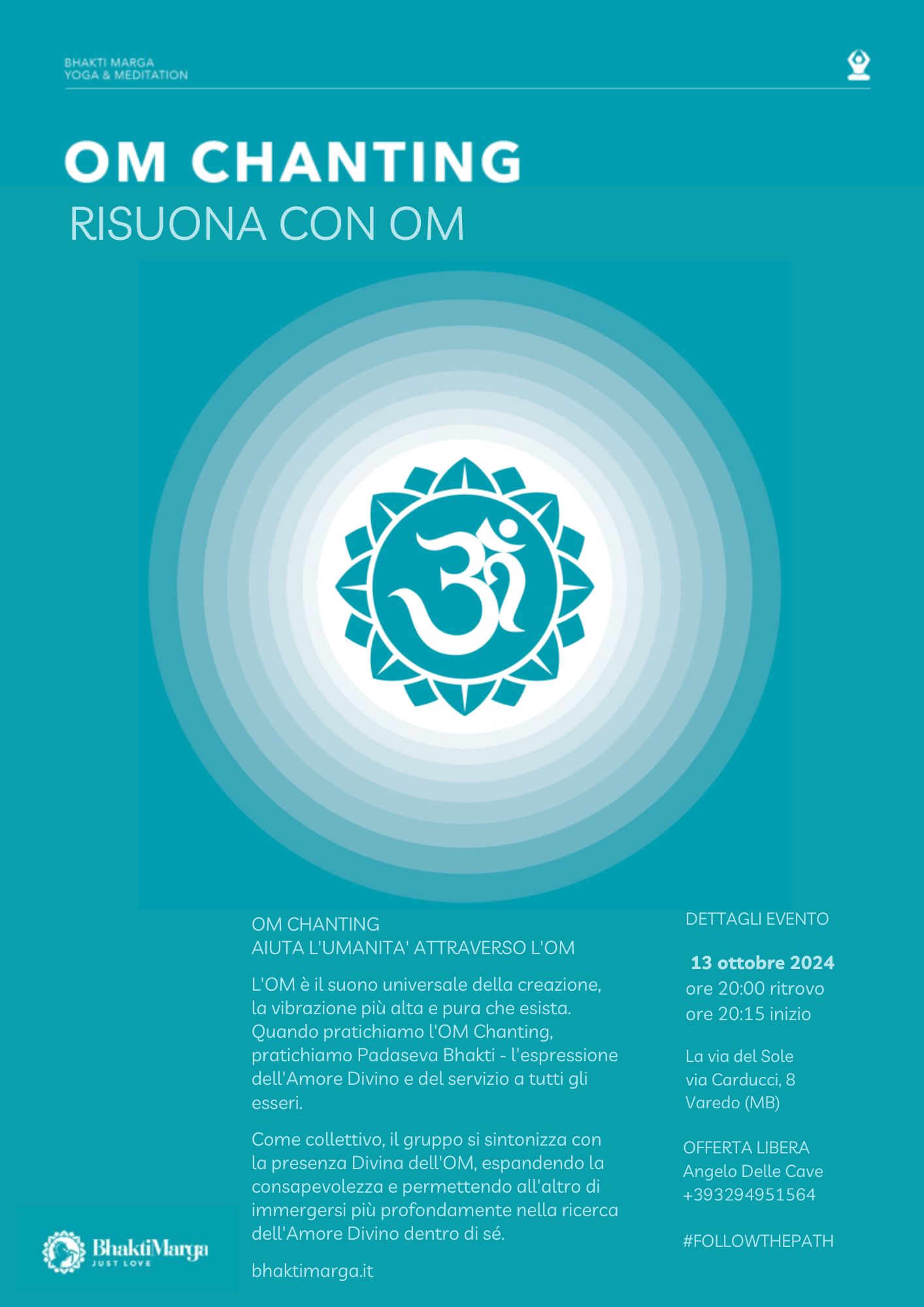 Om Chanting 13 ottobre 2024