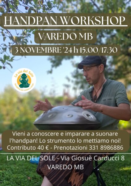 matteo boseglio lezioni handpan novembre 2024