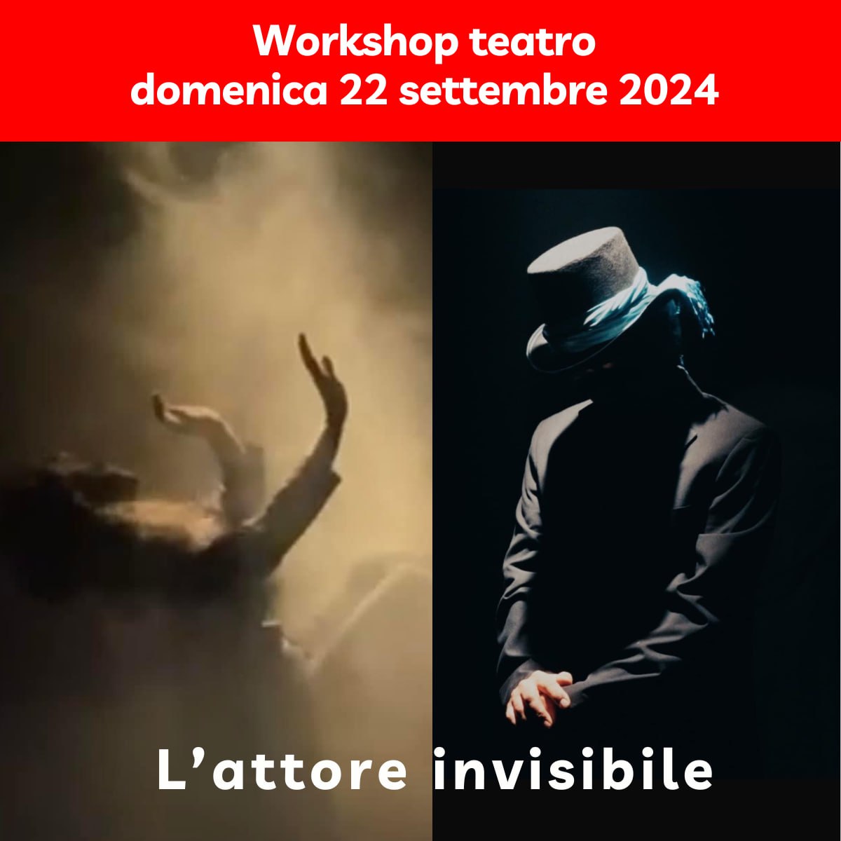 Workshop teatrale l'attore invisibile