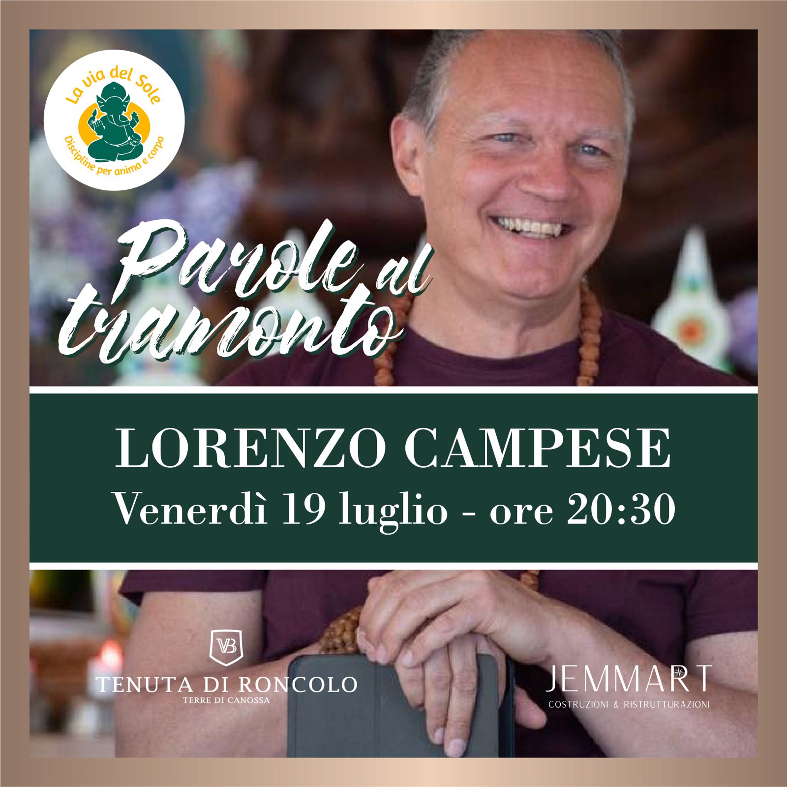 Parole al tramonto con Lorenzo Campese