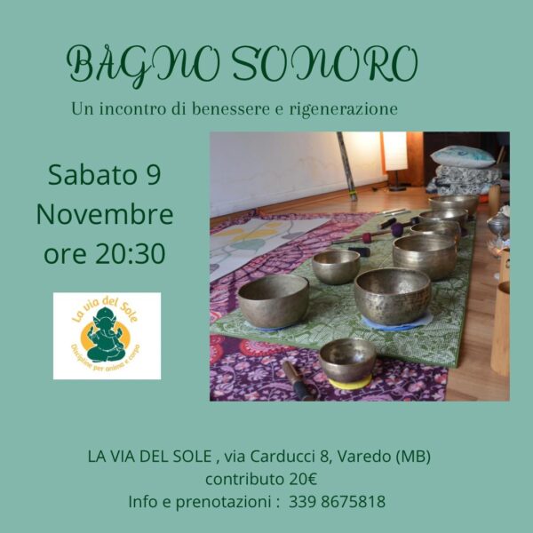 bagno sonoro 9 novembre 2024